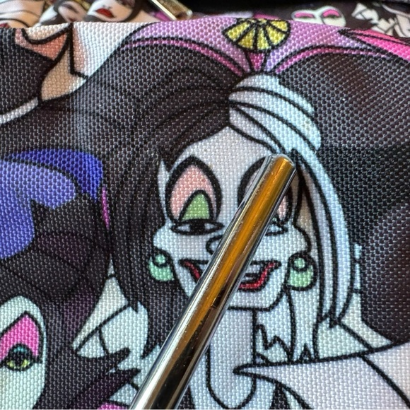 Loungefly Disney Villains Backpack – Evil Queen, Ursula, Maleficent, Cruella - Picture 13 of 16